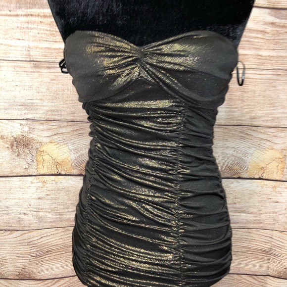 Forever 21 Ruched Strapless Mini Dress - Picture 1 of 7